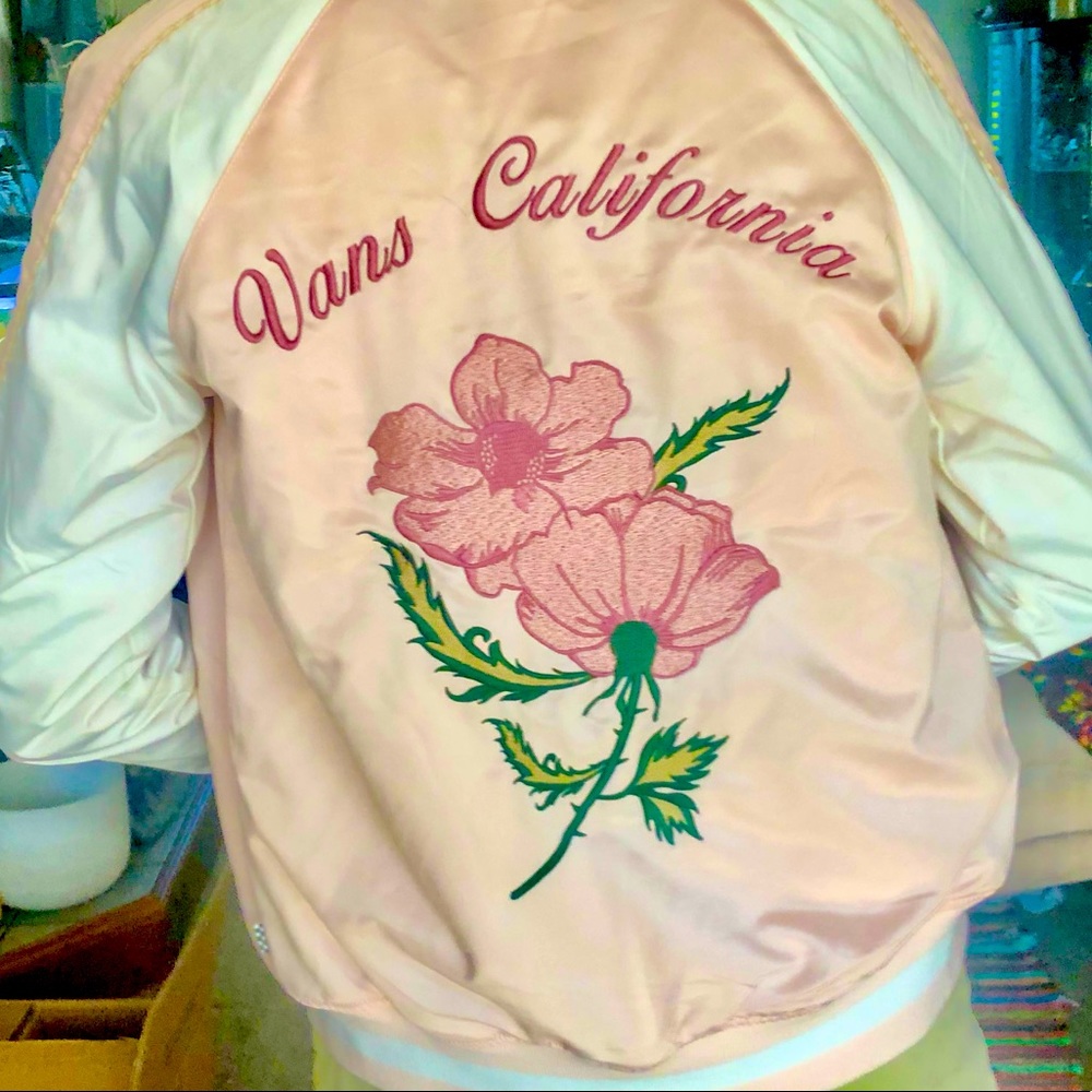 Impeccable Vans satin bomber